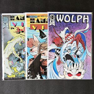 Hamster Vice, Wolph Vol. 2 - 3 Book Lot (1987)